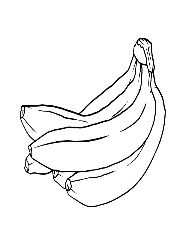 Ciorchine de banane de colorat