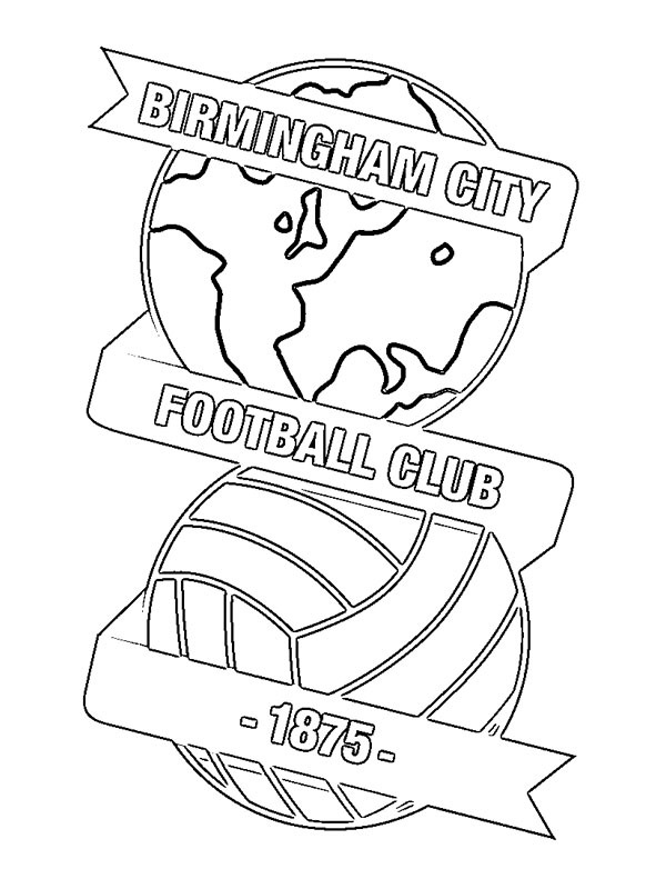 Birmingham City FC de colorat