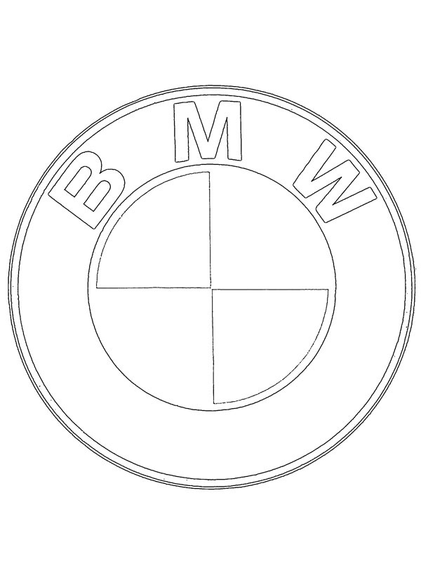 BMW Logo de colorat