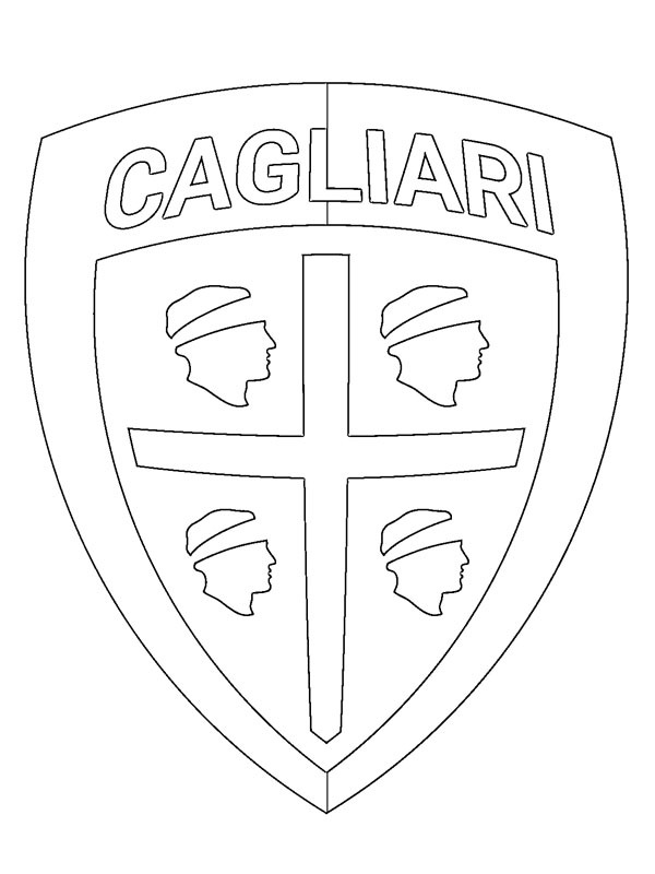 Cagliari Calcio de colorat