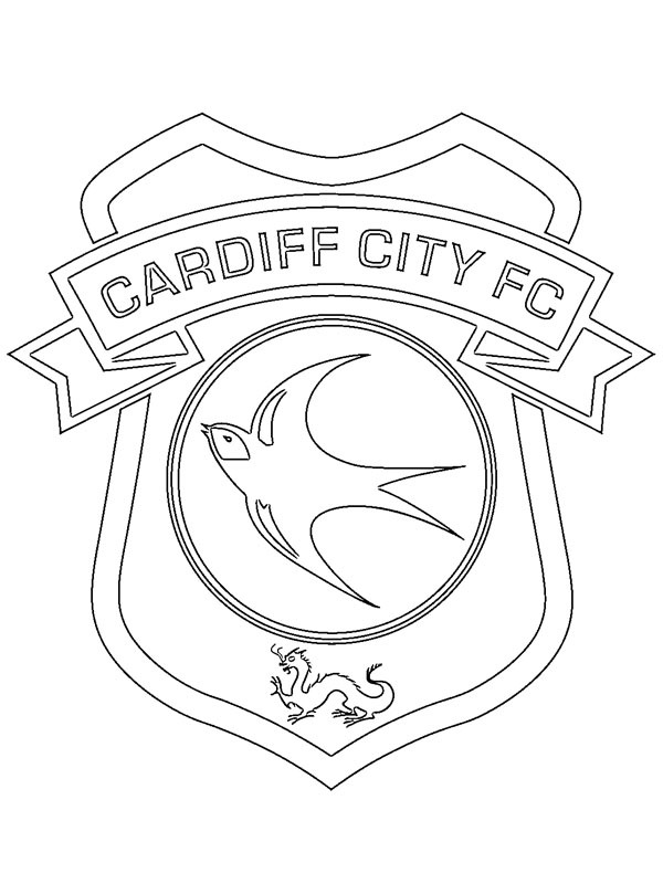 Cardiff City FC de colorat