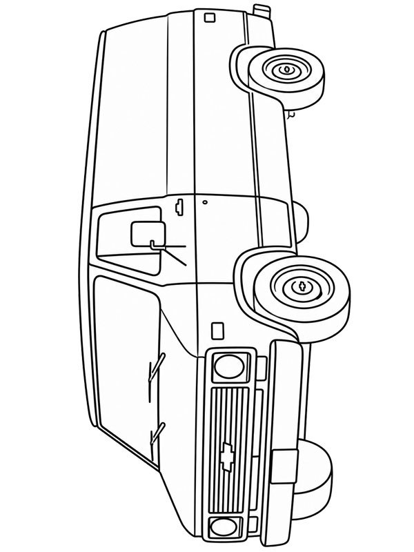Chevrolet van de colorat