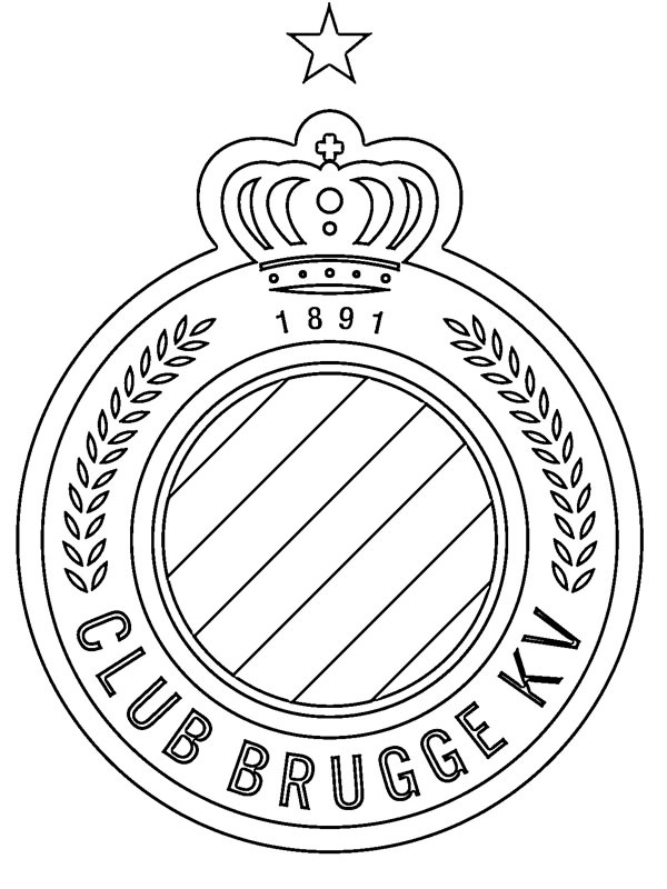 Club Brugge KV de colorat