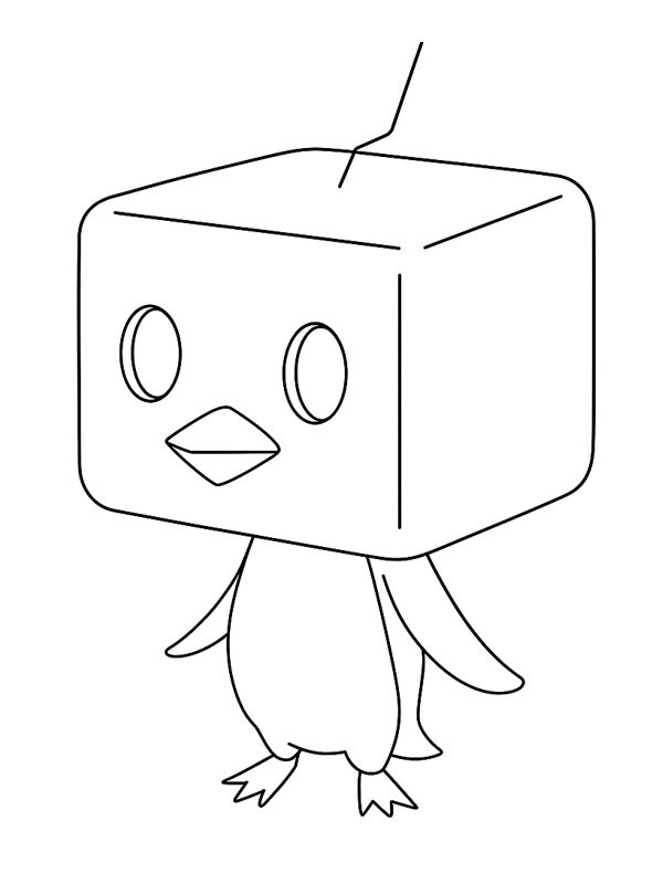 Eiscue (Pokemon) de colorat