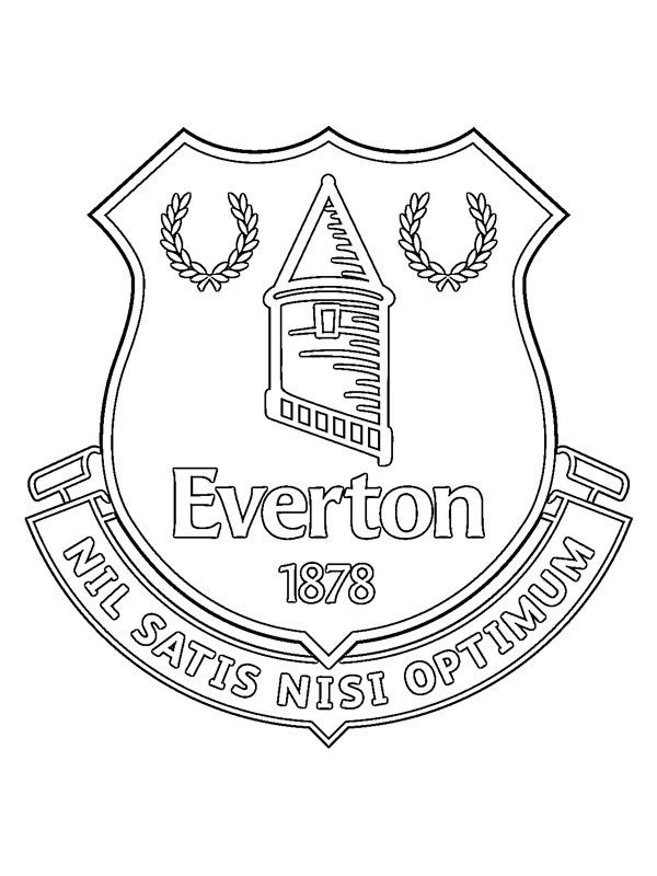 Everton FC de colorat