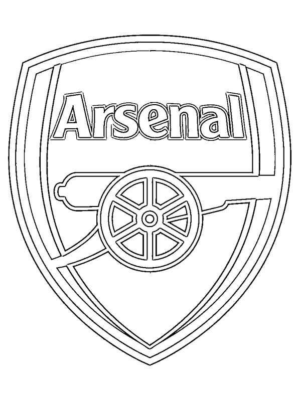 Arsenal FC de colorat