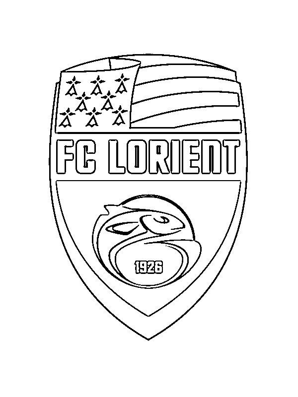 FC Lorient de colorat