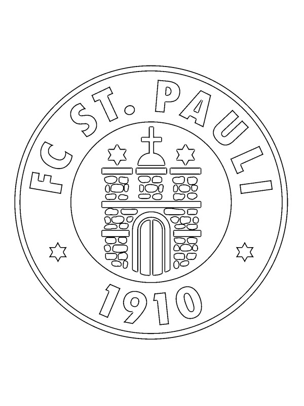 FC St. Pauli de colorat