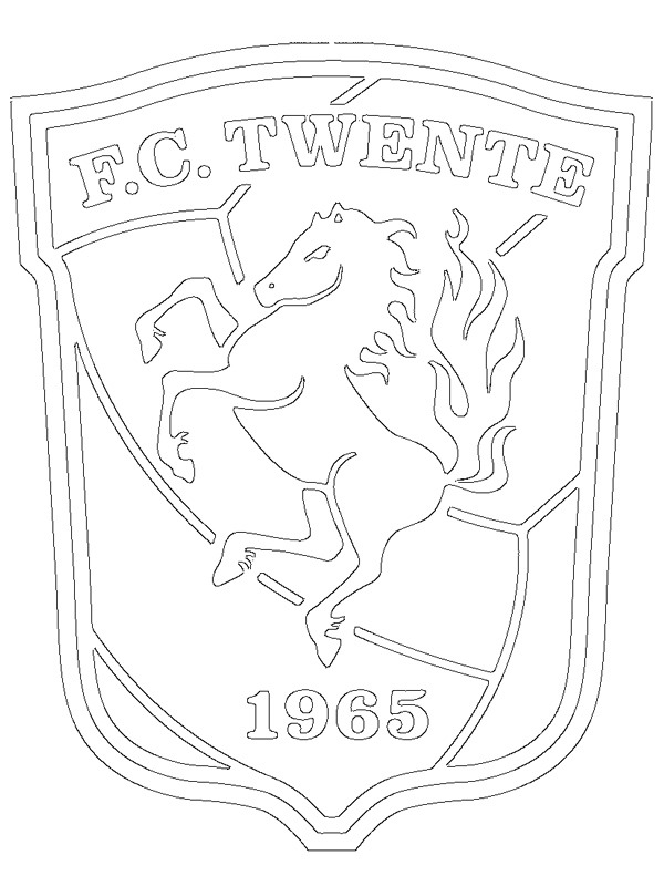 FC Twente de colorat