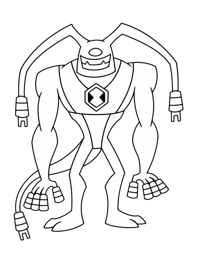 Undă (Ben 10) de colorat