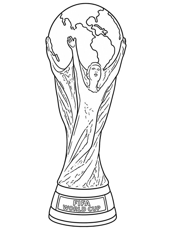 Campionatul Mondial de Fotbal 2026 de colorat