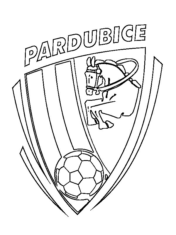 FK Pardubice de colorat