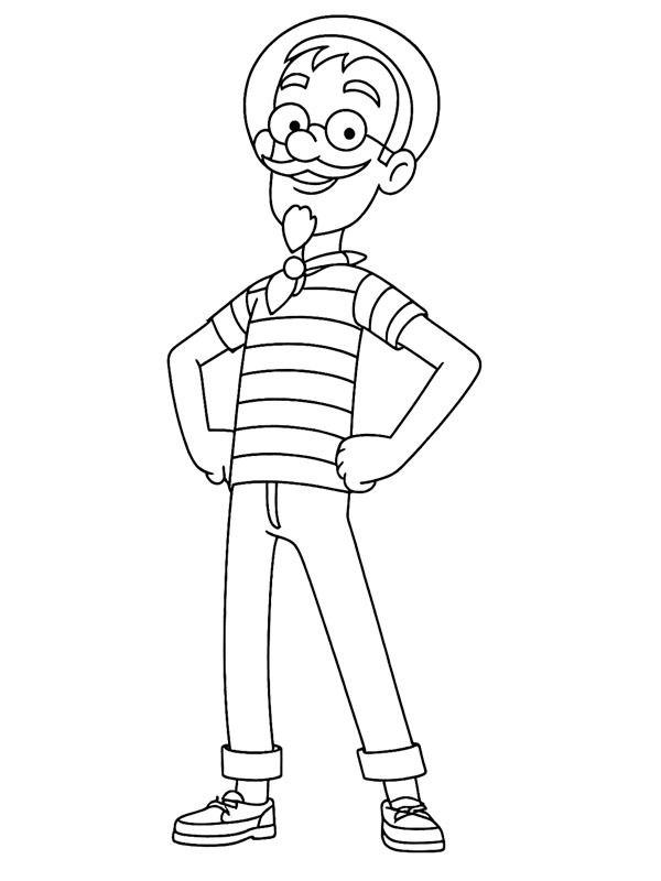 Fran&ccedil;ois Turbot de colorat