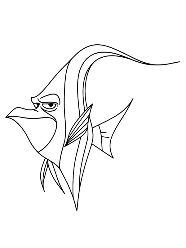 Gill (&Icirc;n căutarea lui Nemo) de colorat