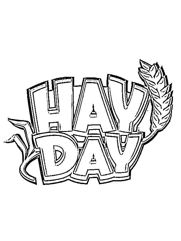 Logo Hay Day de colorat