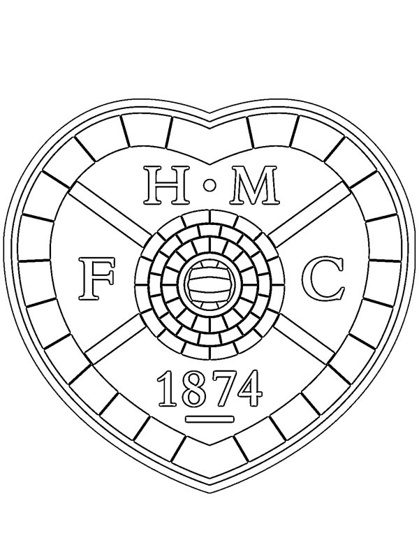 Heart of Midlothian FC de colorat