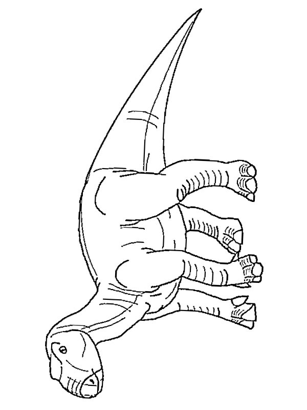 Iguanodon de colorat