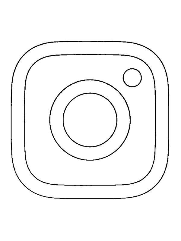 Instagram logo de colorat