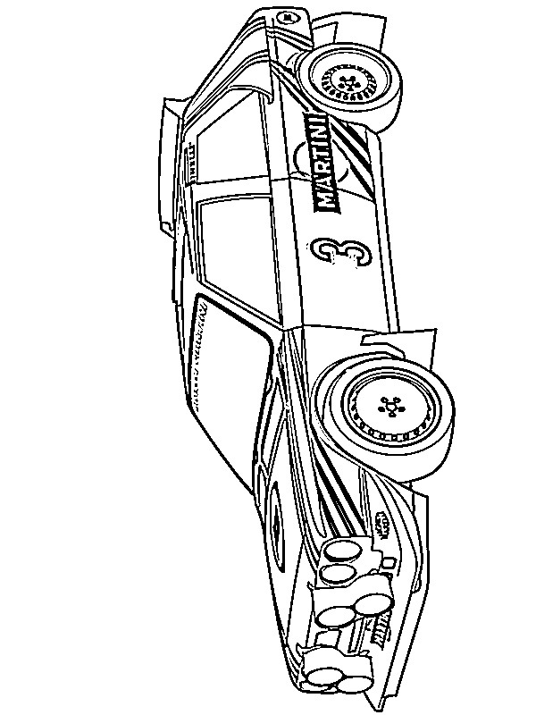 Lancia Delta de colorat