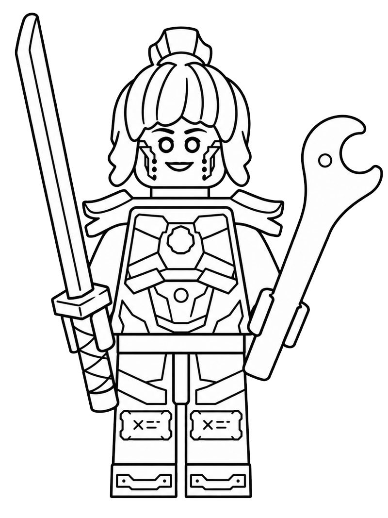 LEGO Ninjago P.I.X.A.L. de colorat