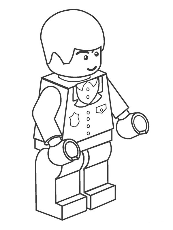 Lego Guy de colorat