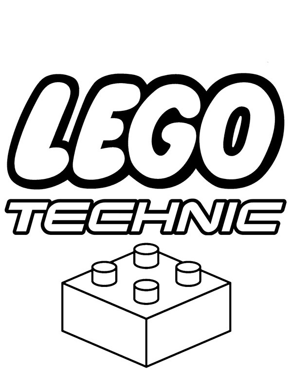 Lego Technic de colorat