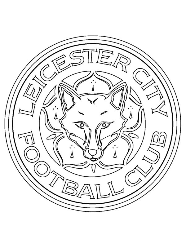 Leicester City FC de colorat