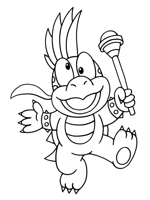 Lemmy Koopa de colorat
