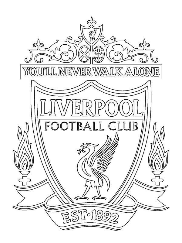 Liverpool FC de colorat