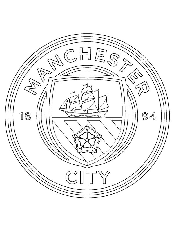Manchester City de colorat