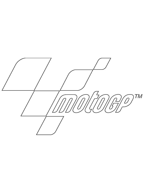 MotoGP logo de colorat