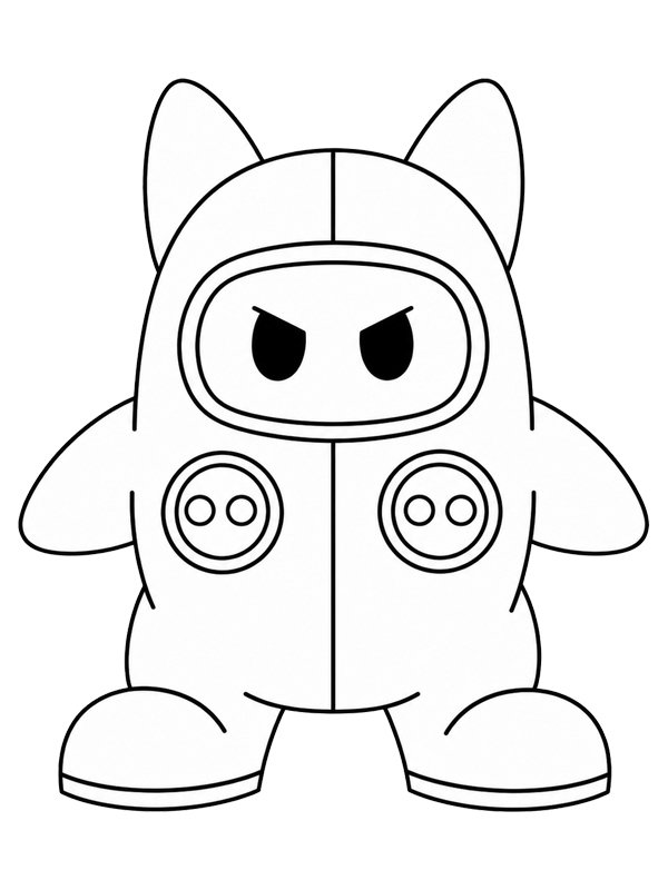 Ninji (Super Mario Bros. 2) de colorat