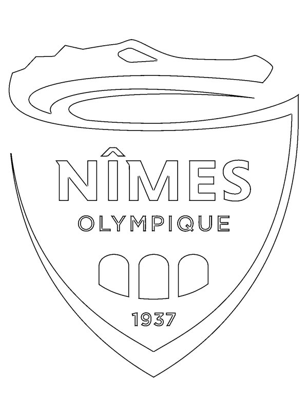 Nîmes Olympique de colorat