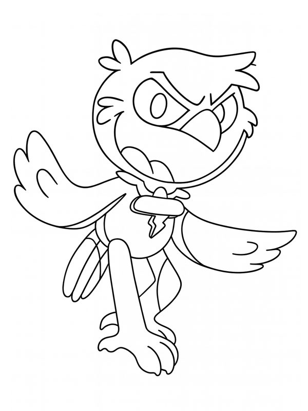 Poe Poppy Playtime de colorat