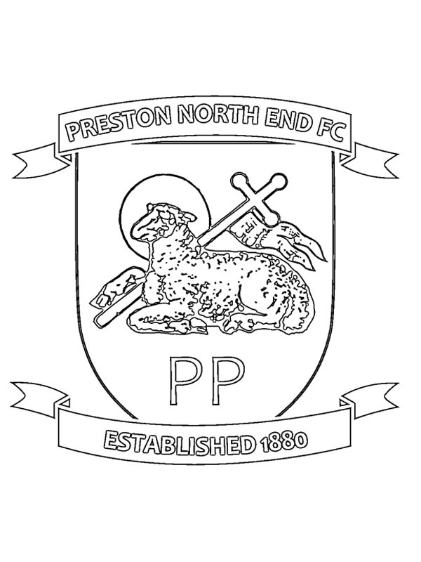 Preston North End FC de colorat