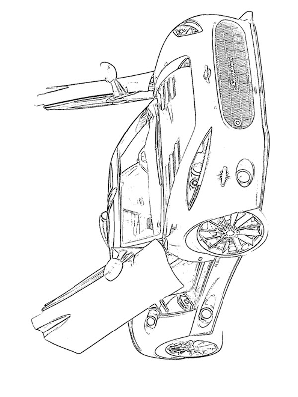 Spyker C8 Aileron de colorat