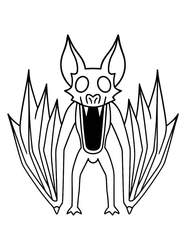 The Bat (99 Nights In The Forest) de colorat