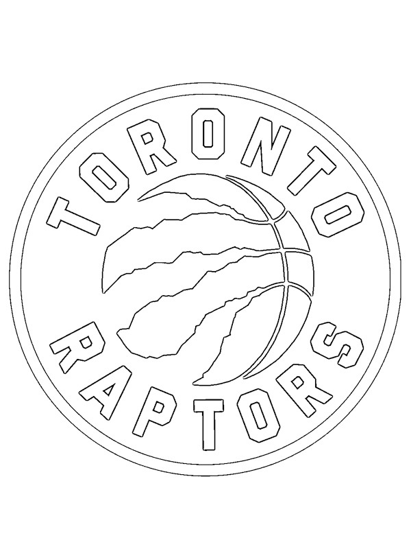 Toronto Raptors de colorat