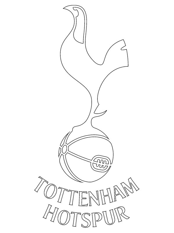 Tottenham Hotspur FC de colorat