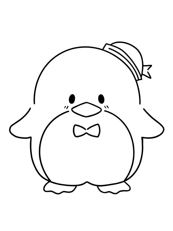 Tuxedo Sam de colorat