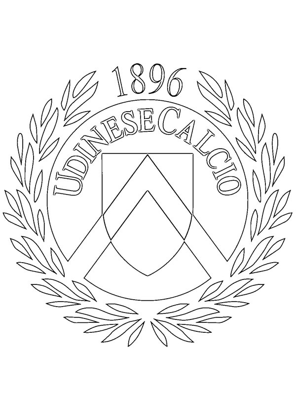 Udinese Calcio de colorat