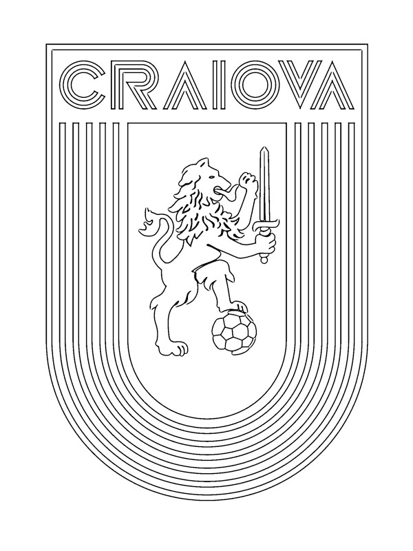 CS Universitatea Craiova de colorat
