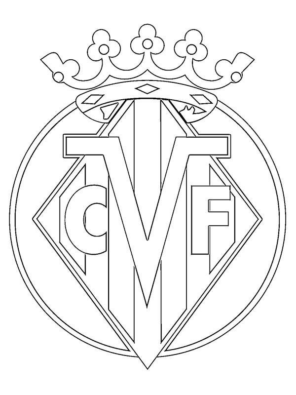 Villarreal CF de colorat