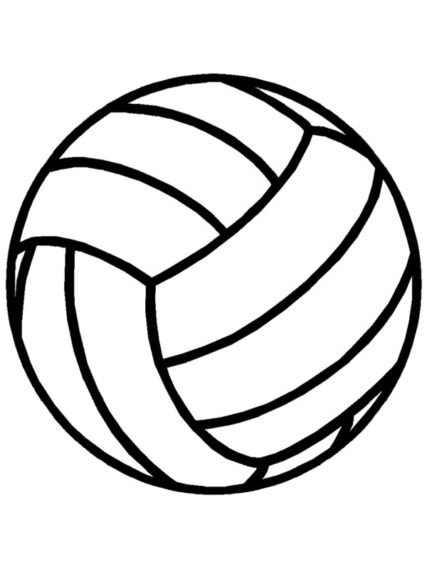 Volleyball Ball de colorat