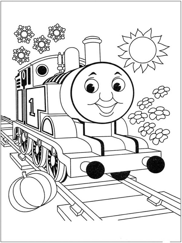 Thomas Trenul fericit de colorat