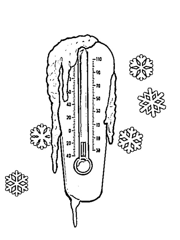 Favor Slander sexual Coli de colorat Termometru iarna | Plansededesenat.ro